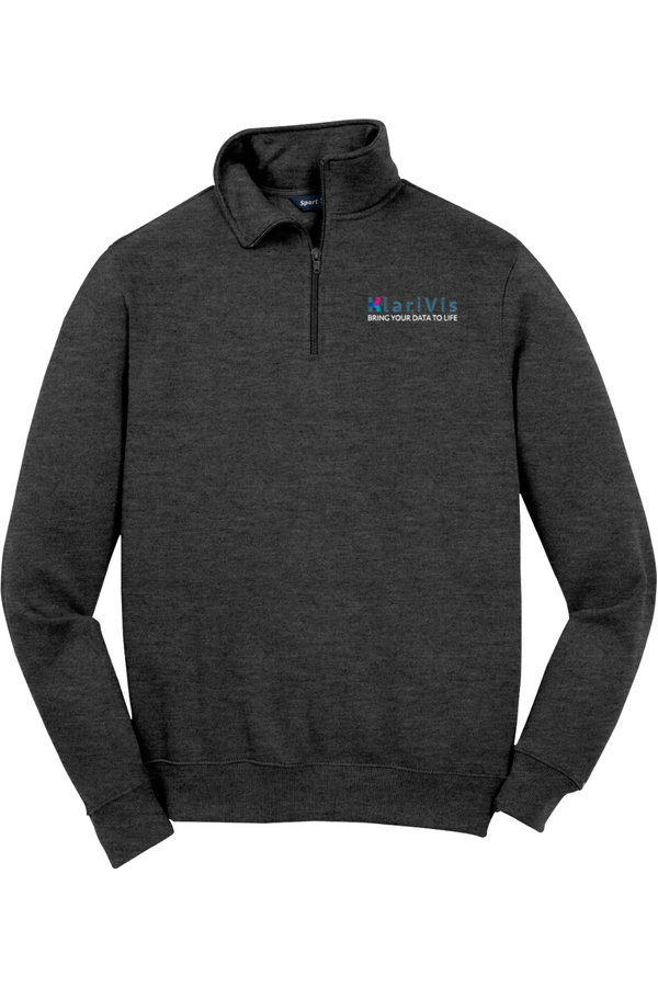 KlariVis: ADULT Ringspun 1/4-Zip Sweatshirt