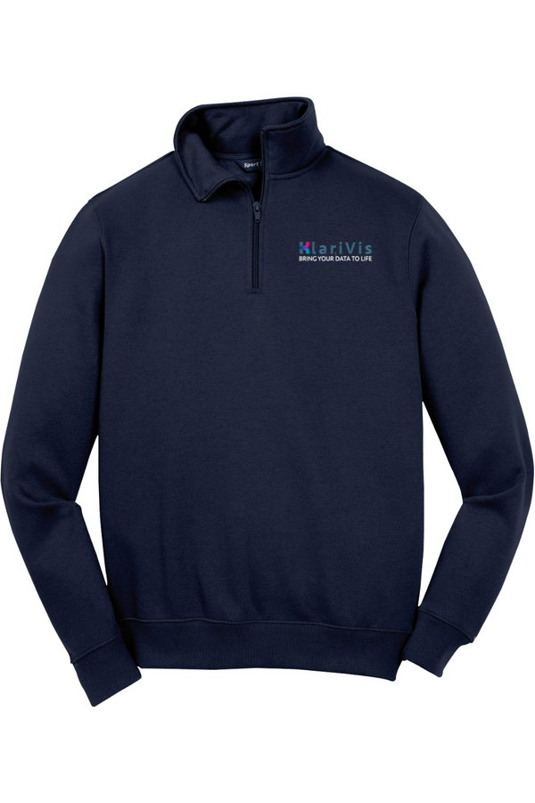 KlariVis: ADULT Ringspun 1/4-Zip Sweatshirt