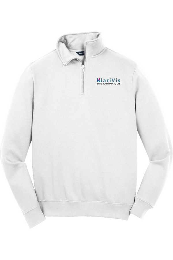 KlariVis: ADULT Ringspun 1/4-Zip Sweatshirt