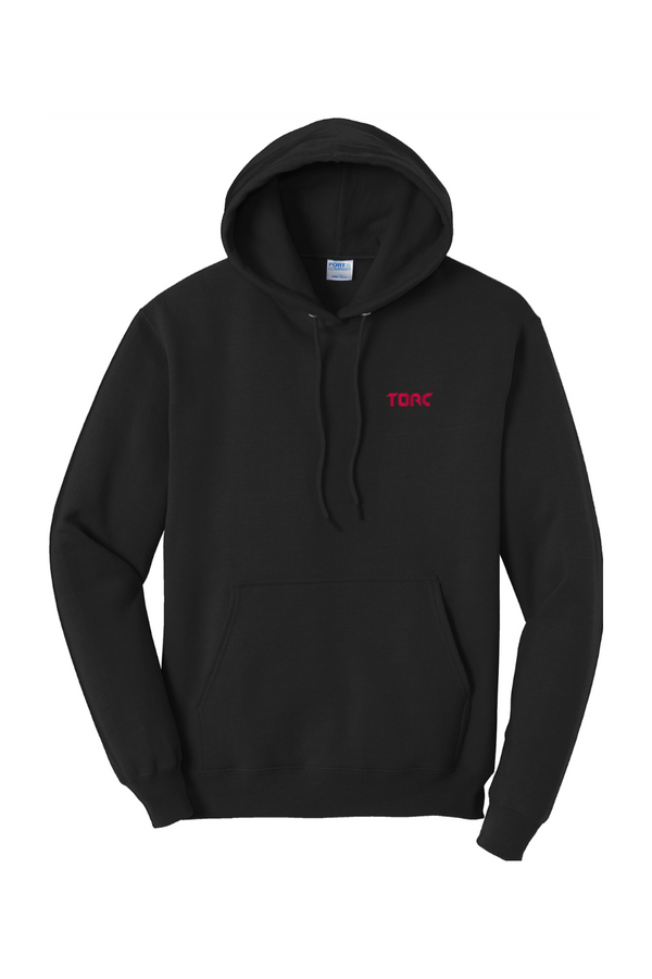 Torc Horn Award: Pullover Hooded Sweatshirt WITH SLEEVE LOGO