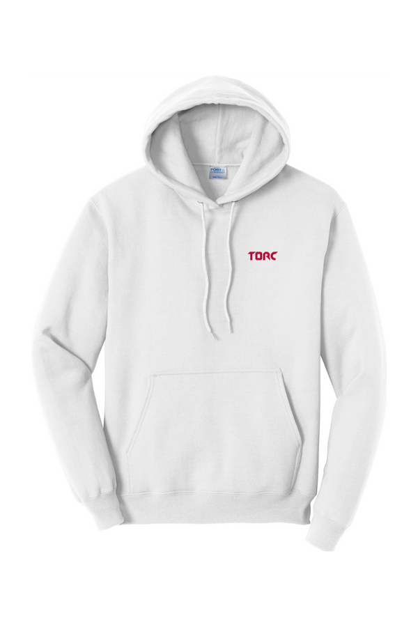 Torc Horn Award: Pullover Hooded Sweatshirt WITH SLEEVE LOGO