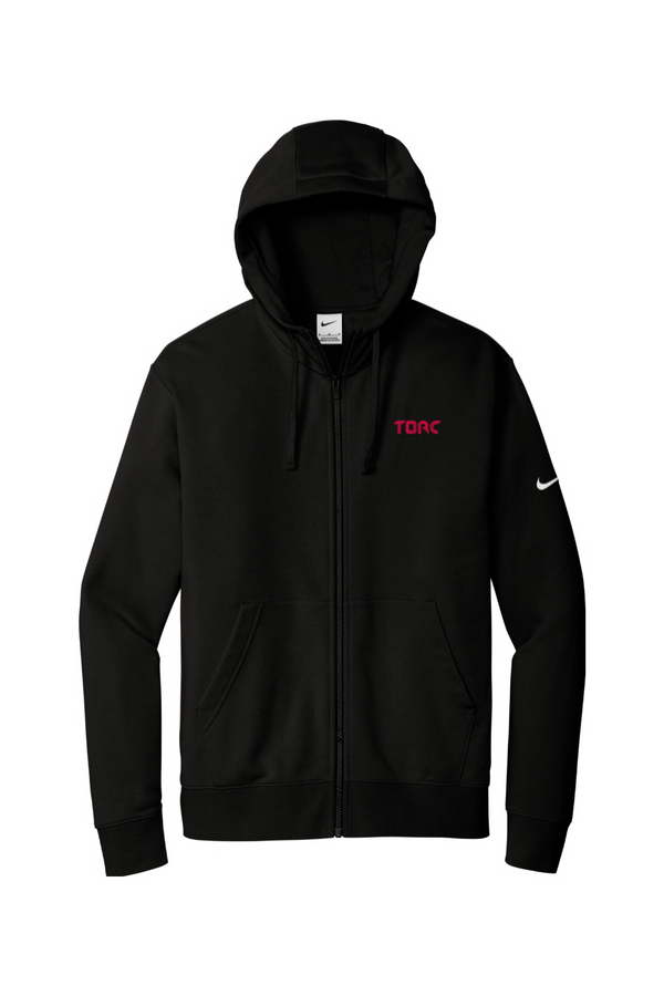 Torc: Nike Club Fleece Sleeve Swoosh Full-Zip Hoodie