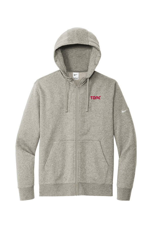 Torc: Nike Club Fleece Sleeve Swoosh Full-Zip Hoodie