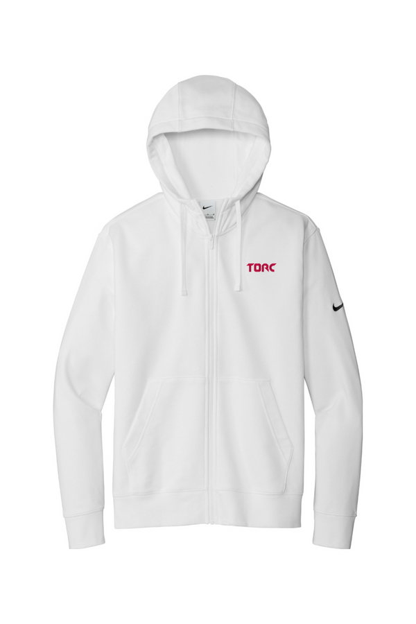 Torc: Nike Club Fleece Sleeve Swoosh Full-Zip Hoodie