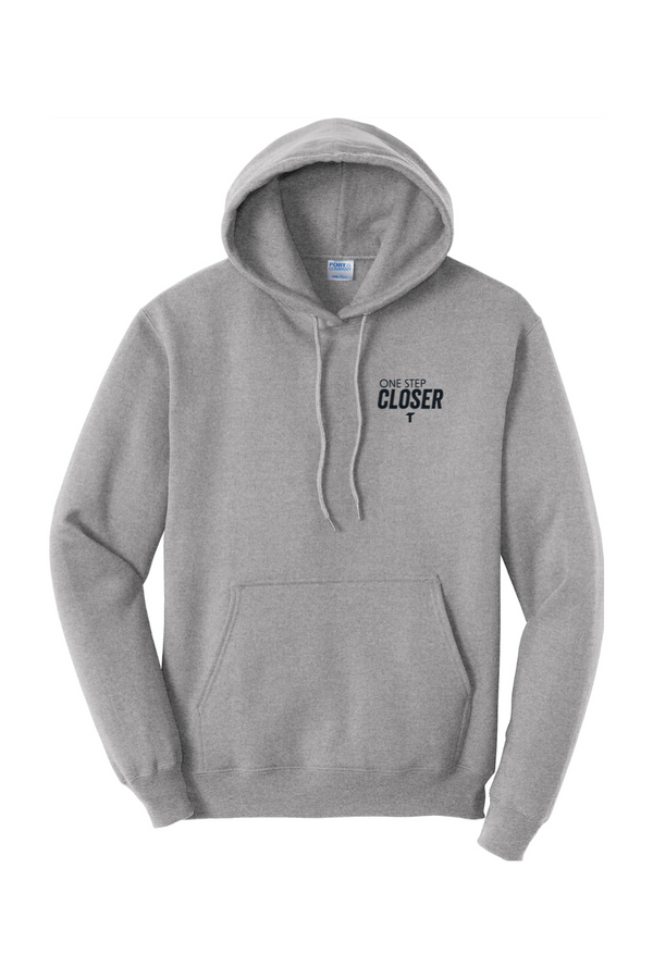 One Step Closer: ADULT Fleece Pullover Hooded Sweatshirt