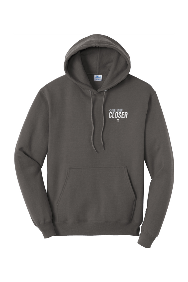 One Step Closer: ADULT Fleece Pullover Hooded Sweatshirt