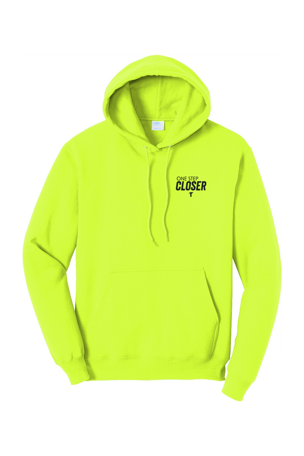 One Step Closer: ADULT Fleece Pullover Hooded Sweatshirt