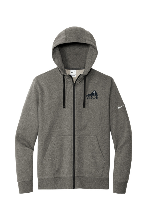 VDOE: Nike ADULT Club Fleece Sleeve Swoosh Full-Zip Hoodie