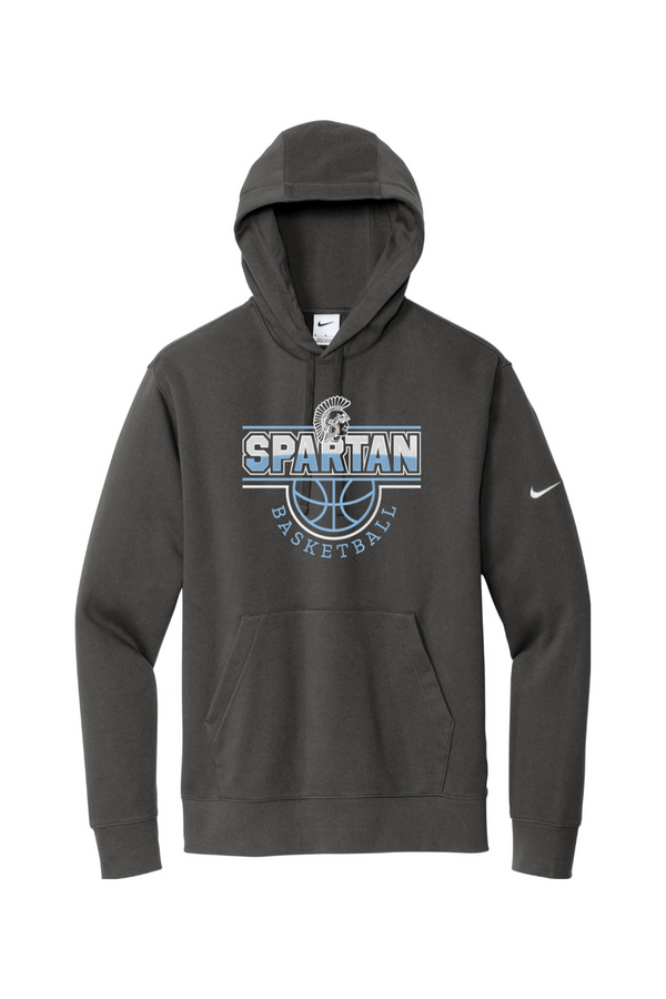 Spartan Basketball: ADULT Nike Fleece Pullover Hoodie