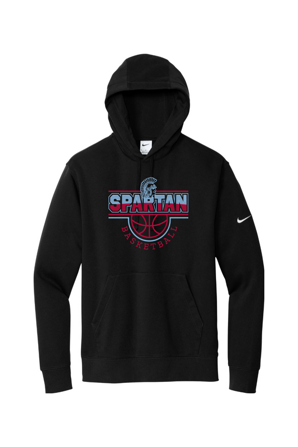 Spartan Basketball: ADULT Nike Fleece Pullover Hoodie