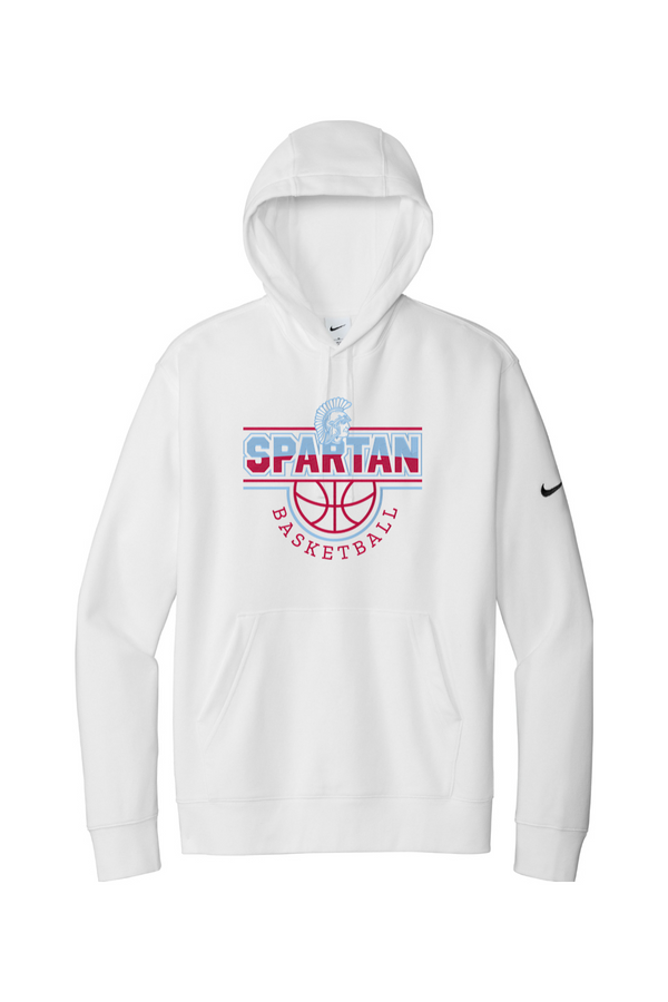 Spartan Basketball: ADULT Nike Fleece Pullover Hoodie