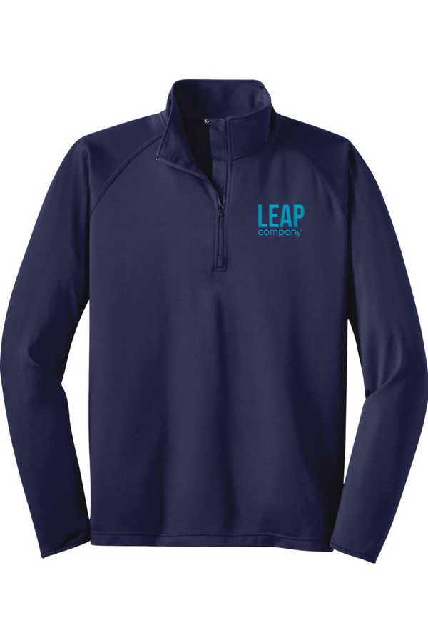 Leap: ADULT Sport-Wick Stretch 1/2-Zip Pullover