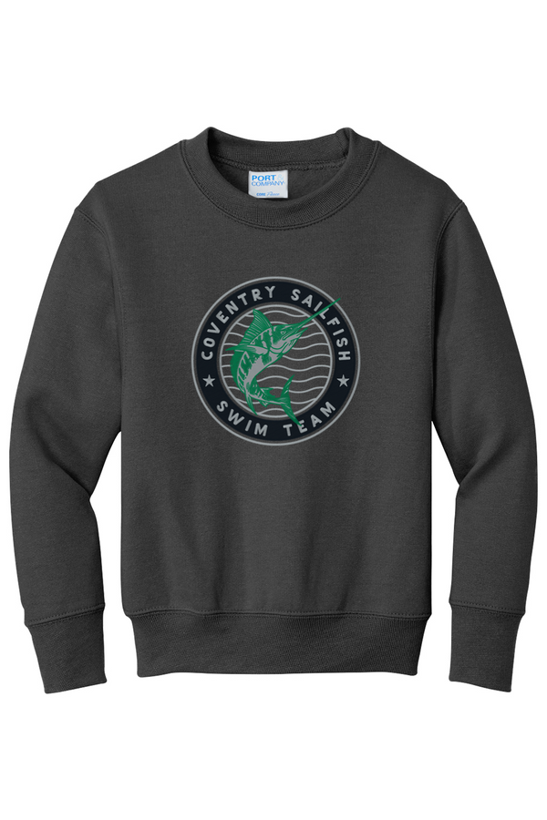 Coventry Sailfish: YOUTH Fleece Crewneck Sweatshirt