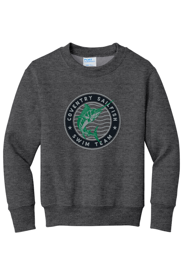 Coventry Sailfish: YOUTH Fleece Crewneck Sweatshirt