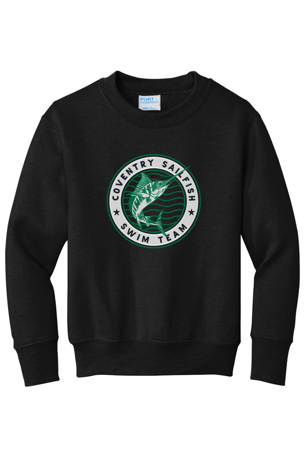 Coventry Sailfish: YOUTH Fleece Crewneck Sweatshirt