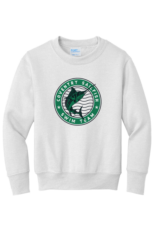 Coventry Sailfish: YOUTH Fleece Crewneck Sweatshirt