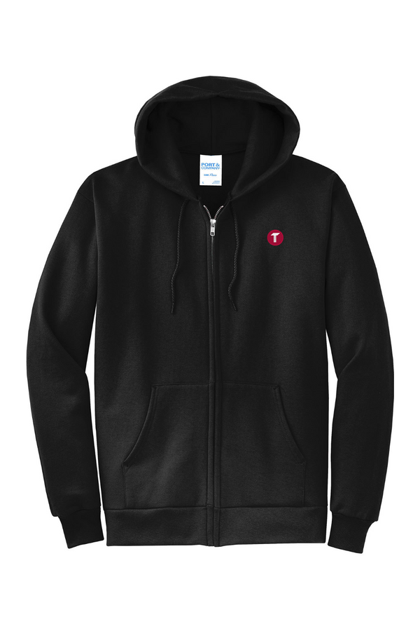 Torc: Classic Fleece Full-Zip Hooded Sweatshirt