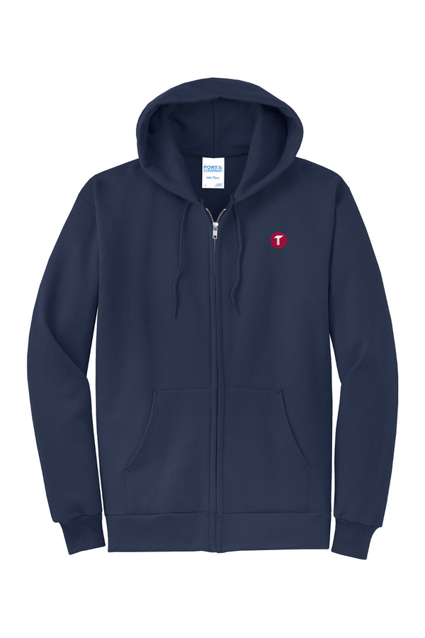 Torc: Classic Fleece Full-Zip Hooded Sweatshirt