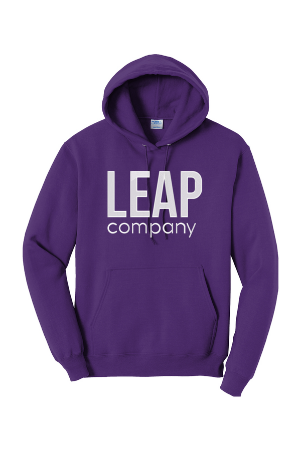 Leap: ADULT Fleece Pullover Hooded Sweatshirt