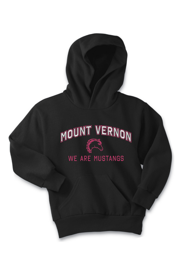 MVES: YOUTH Pullover Hooded Sweatshirt (Pinks and Purples)