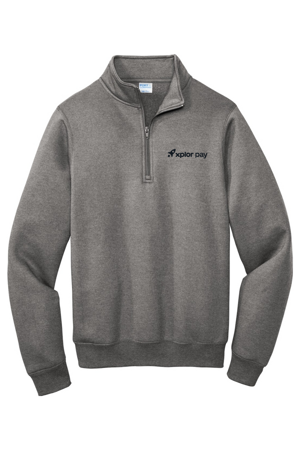 Xplor Pay: ADULT Classic Fleece 1/4-Zip Pullover Sweatshirt (Embroidered)