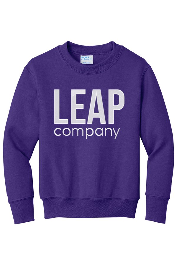 Leap: YOUTH Fleece Crewneck Sweatshirt