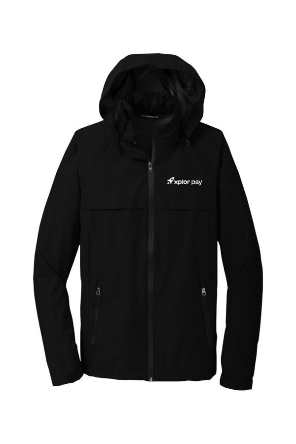 Xplor Pay: ADULT Waterproof Jacket with Travel Pouch (Embroidered)