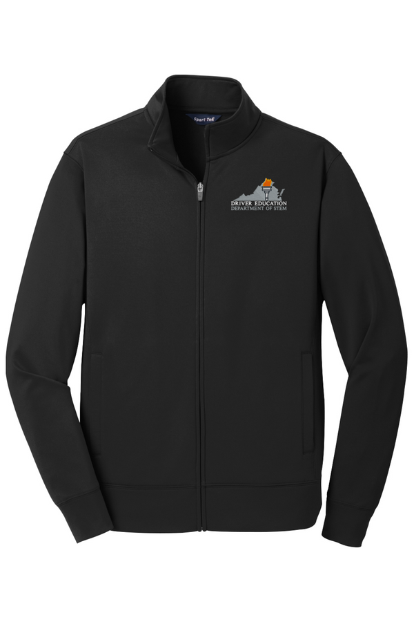 VDOE Driver Ed: ADULT Sport-Wick Fleece Full-Zip Jacket