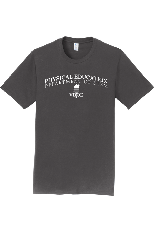 VDOE Physical Ed: ADULT Ringspun Cotton Tee