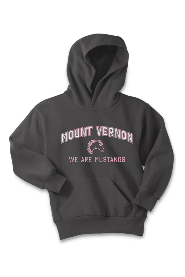 MVES: YOUTH Pullover Hooded Sweatshirt (Pinks and Purples)