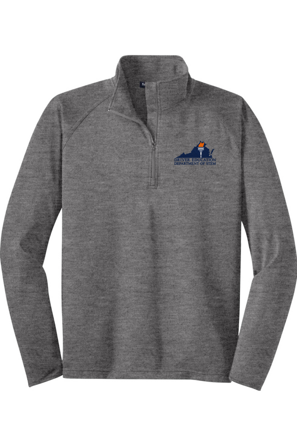 VDOE Driver Ed: ADULT Sport-Wick Stretch 1/2-Zip Pullover