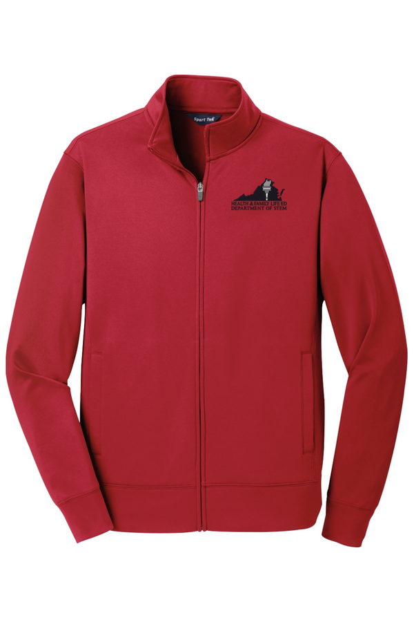 VDOE Health Ed: ADULT Sport-Wick Fleece Full-Zip Jacket