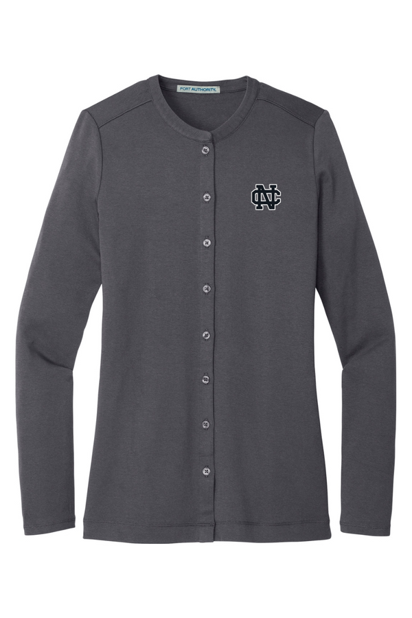 North Cross: LADIES Stretch Button-Front Cardigan