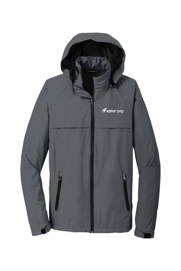 Xplor Pay: ADULT Waterproof Jacket with Travel Pouch (Embroidered)