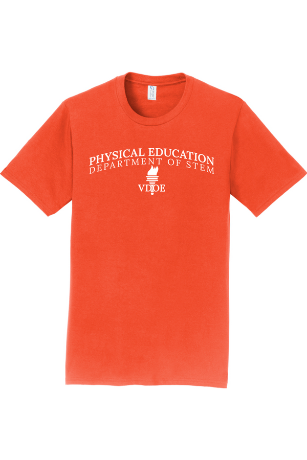 VDOE Physical Ed: ADULT Ringspun Cotton Tee