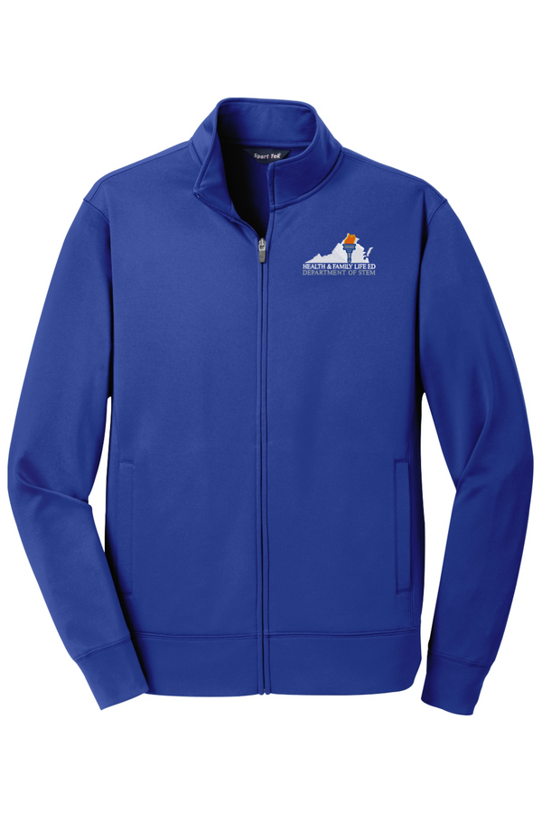 VDOE Health Ed: ADULT Sport-Wick Fleece Full-Zip Jacket