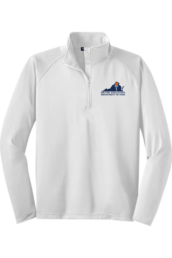 VDOE Driver Ed: ADULT Sport-Wick Stretch 1/2-Zip Pullover