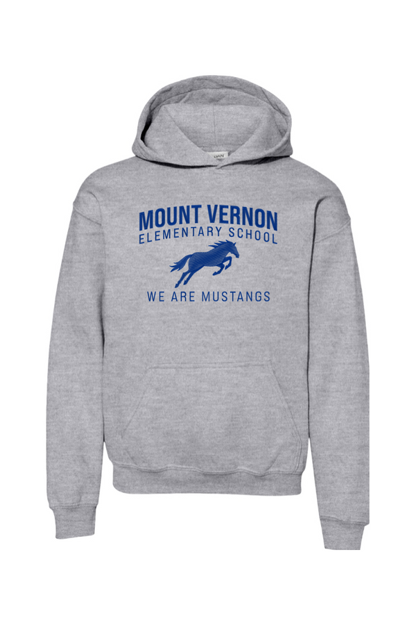 MVES: YOUTH Heavy Hooded Sweatshirt (FullFront Embroidery)