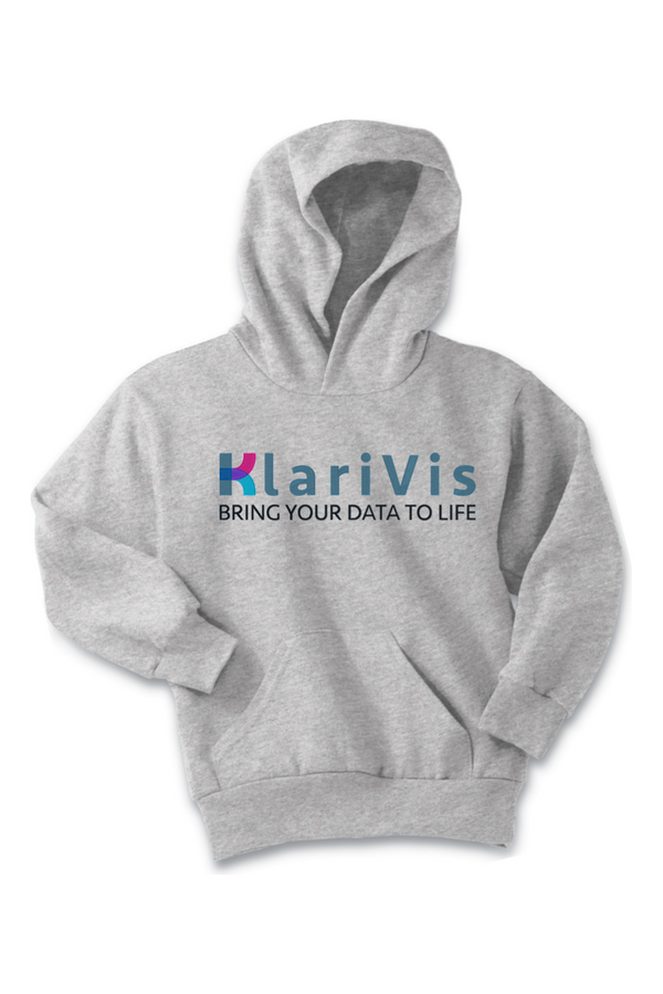 KlariVis: YOUTH Fleece Pullover Hooded Sweatshirt