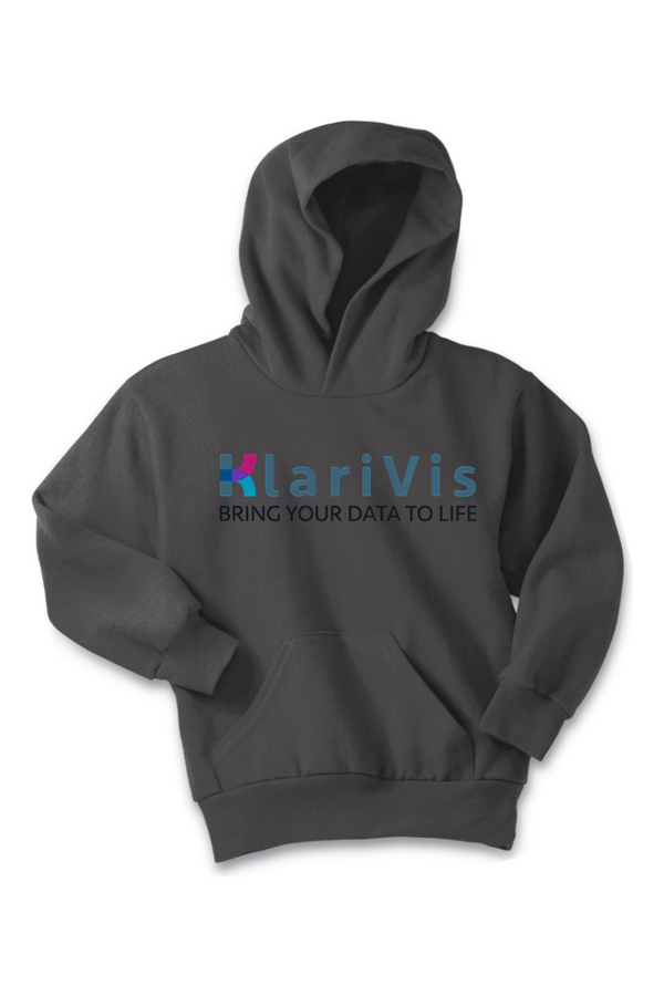 KlariVis: YOUTH Fleece Pullover Hooded Sweatshirt