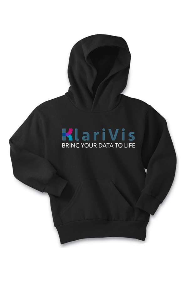 KlariVis: YOUTH Fleece Pullover Hooded Sweatshirt