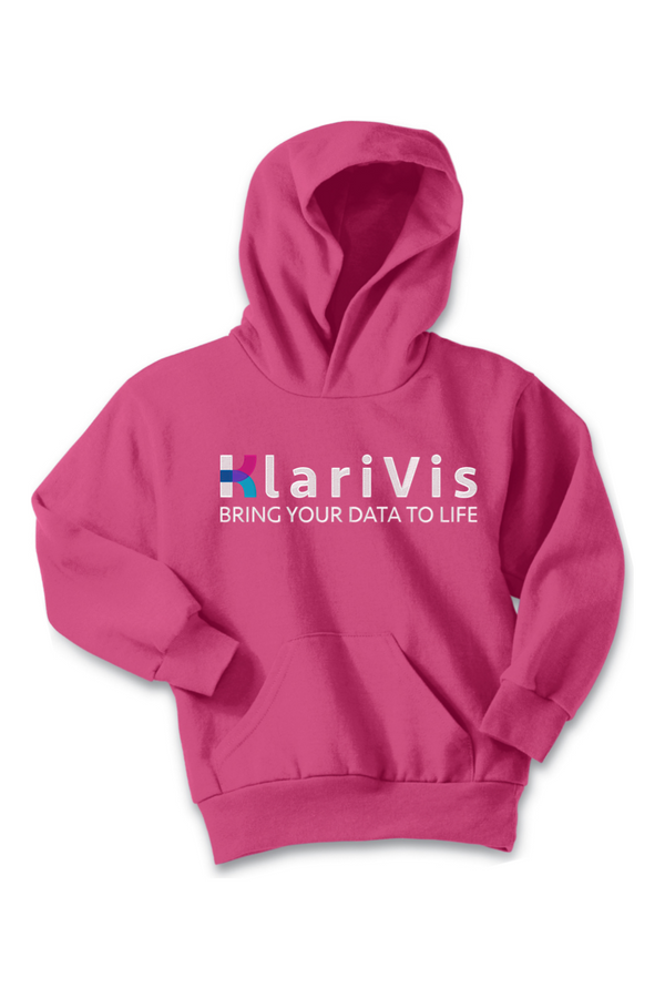 KlariVis: YOUTH Fleece Pullover Hooded Sweatshirt