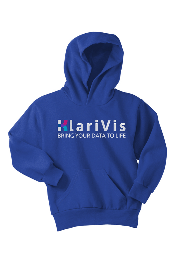 KlariVis: YOUTH Fleece Pullover Hooded Sweatshirt