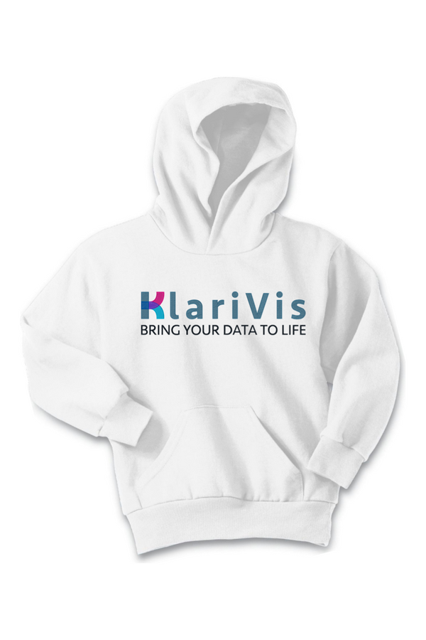 KlariVis: YOUTH Fleece Pullover Hooded Sweatshirt