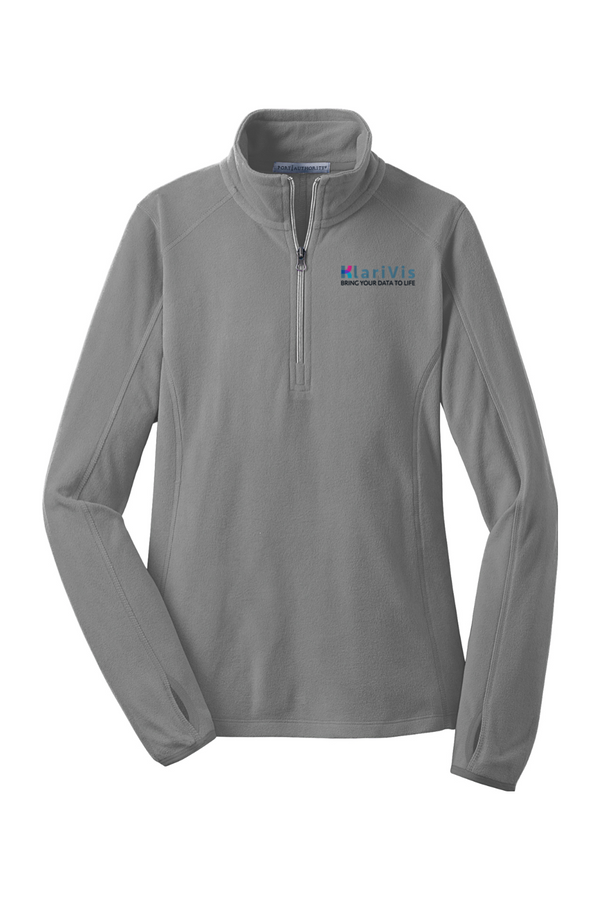 KlariVis: Ladies Microfleece 1/2-Zip Pullover