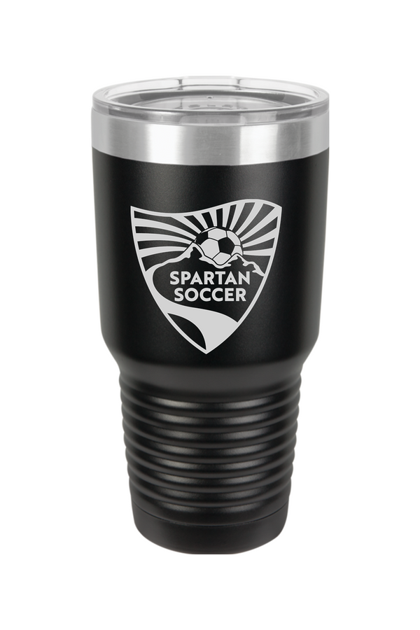 Spartan Soccer: ENGRAVED 30oz Stainless Steel Tumbler