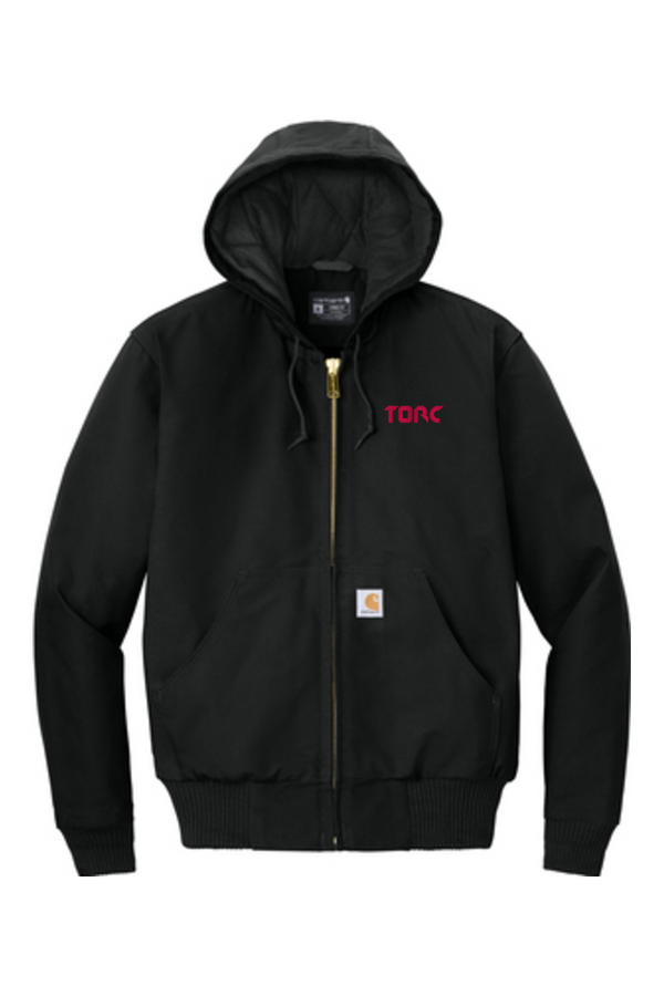 Torc: Carhartt Quilted-Flannel-Lined Duck Active Jac (Embroidered)