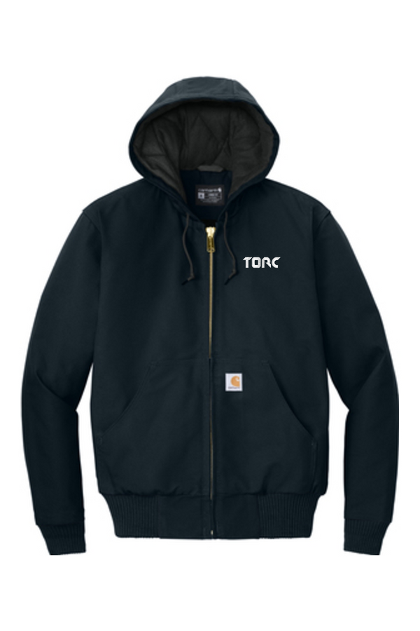 Torc: Carhartt Quilted-Flannel-Lined Duck Active Jac (Embroidered)