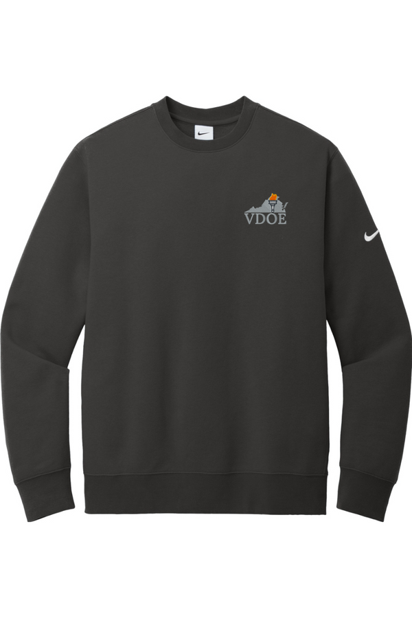 VDOE: Nike Club Fleece Sleeve Swoosh Crew