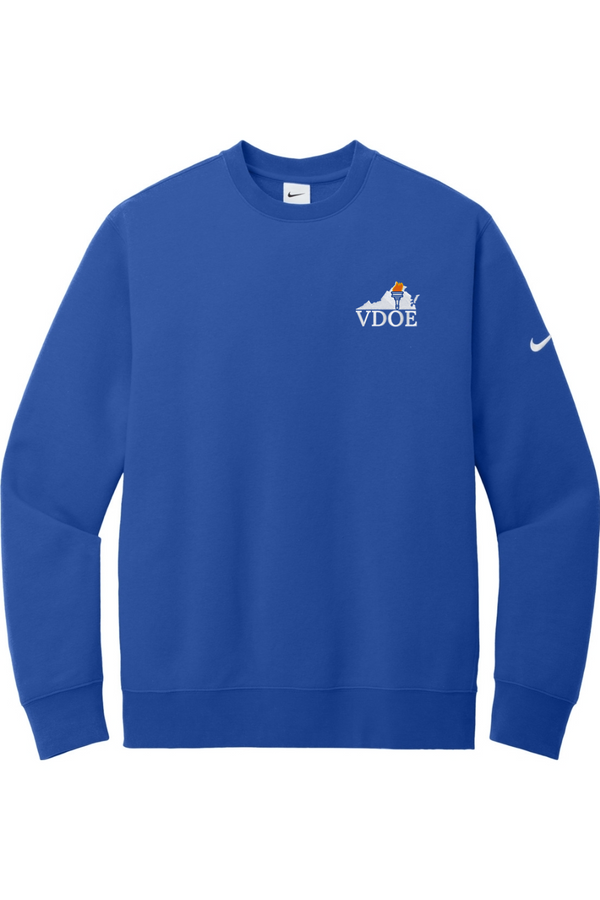 VDOE: Nike Club Fleece Sleeve Swoosh Crew